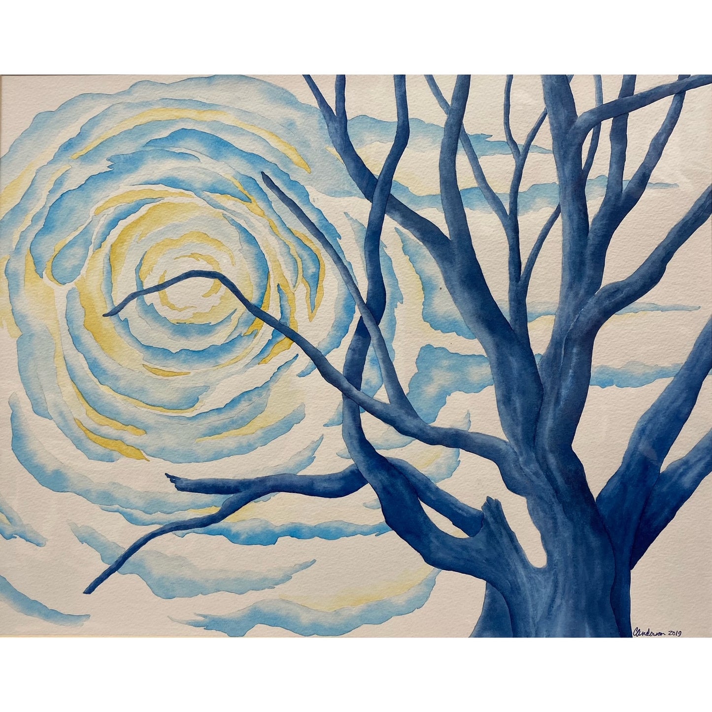 CA202 Gnarly Blue with Sun