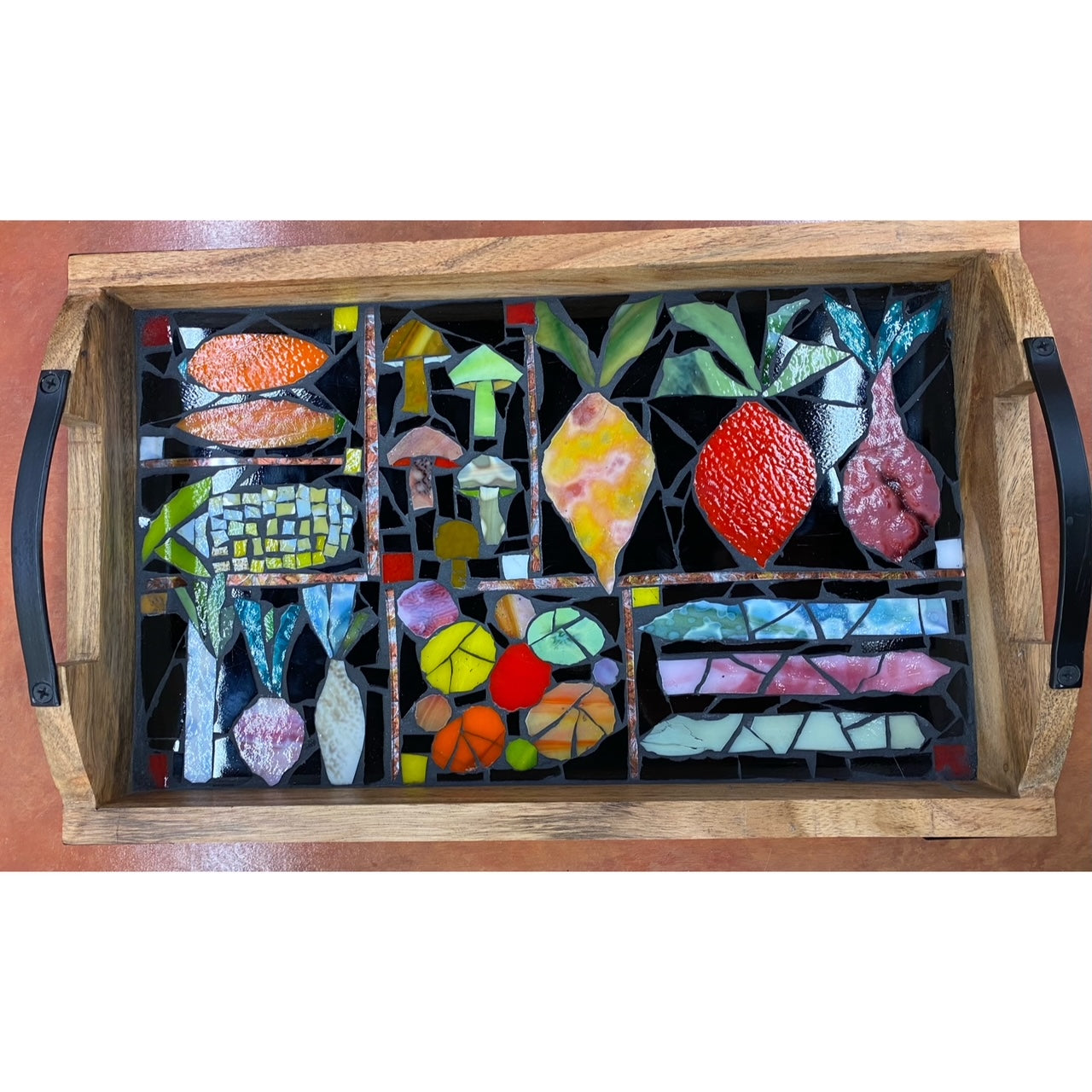 JR36 L. Veggie Wood Tray