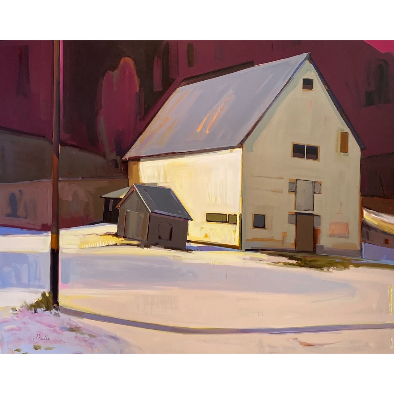 SB105 Crisp Fuchsia Morning-48x60