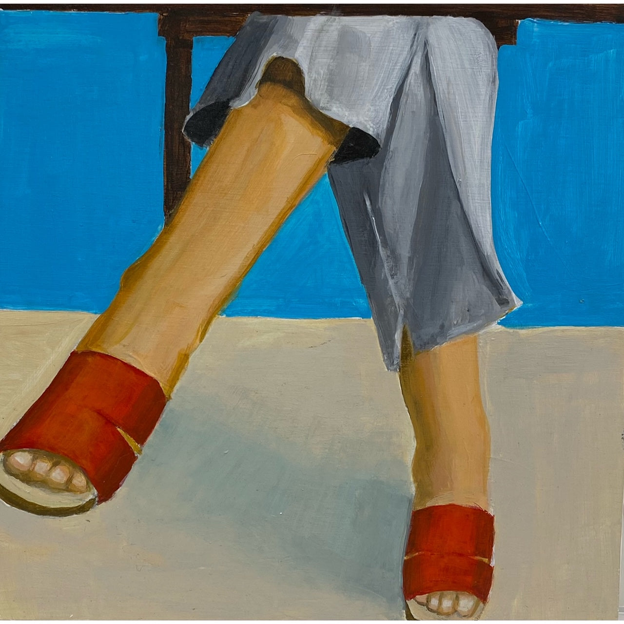 KB87 The Committee: Red Sandals