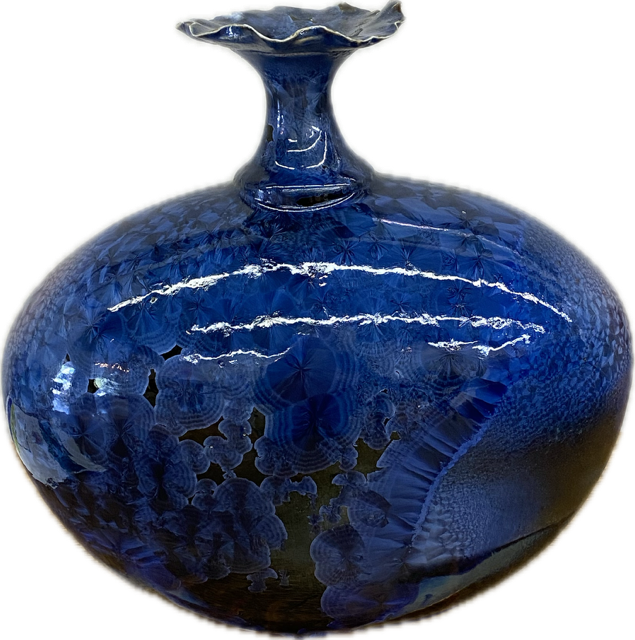 RW2290 Lg. Fluted Flat Bottle