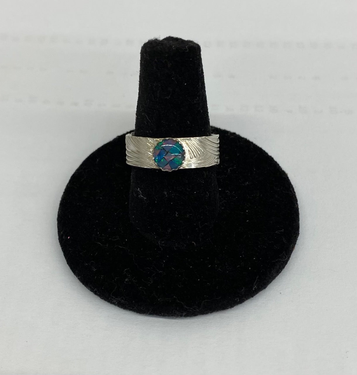 GT77 Mosaic Opal Ring