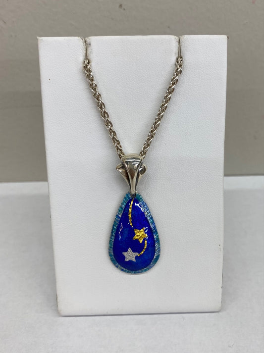 AS74 Enamel Pendant