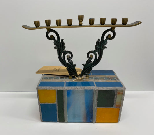 CEL25JW8 Orphaned Vintage Menorah