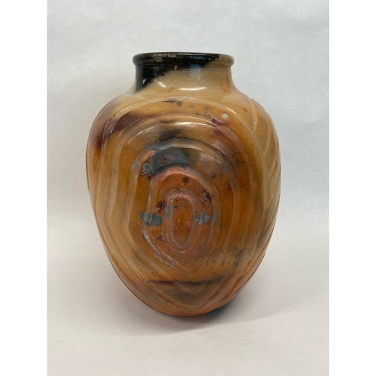 JB40 carved vase 9"