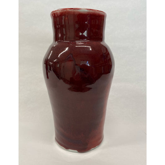 MR66 Oxblood Curvy Vase