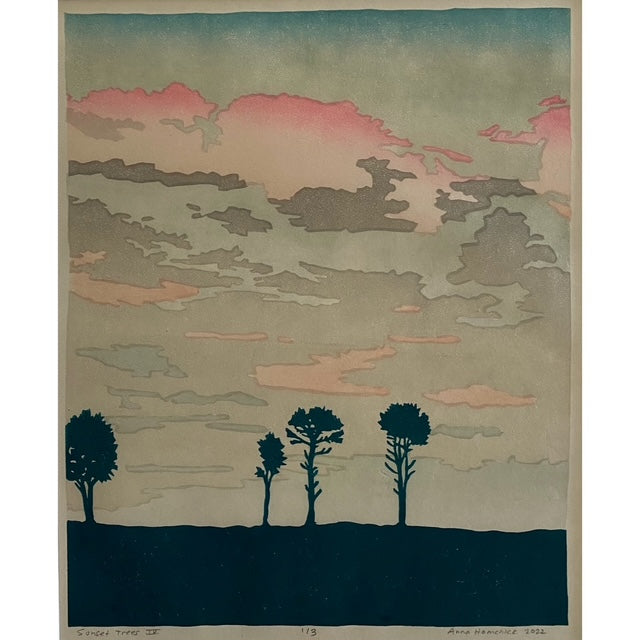 AMH406 Sunset Trees IV